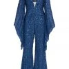 Mac Duggal Jumpsuits & Rompers Navy Sequined Jumpsuit | Sample | Sz. 4