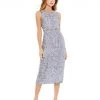 Mac Duggal Sleeveless Embellished Midi Sheath Dress