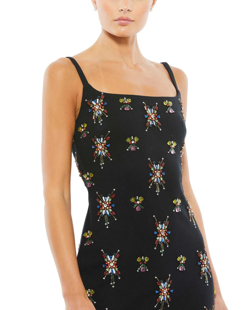 Mac Duggal Jewel Embellished Sleeveless Cocktail Dress 4 Mac Duggal Jewel Embellished Sleeveless Cocktail Dress