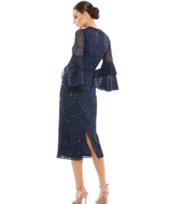 Mac Duggal Shop For Tiered Ruffle 3/4 Sleeve Cocktail Dress 13 Mac Duggal Shop For Tiered Ruffle 3/4 Sleeve Cocktail Dress