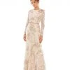 Mac Duggal Floral Embroidered Lace Trumpet Gown Shop For
