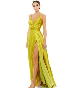 Mac Duggal Sleeveless Satin Gown Shop For