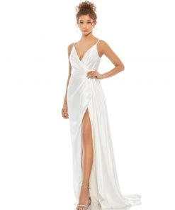 Mac Duggal Sleeveless Satin Gown Shop For