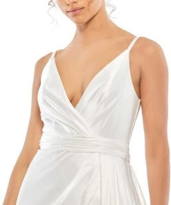 Mac Duggal Sleeveless Satin Gown Shop For