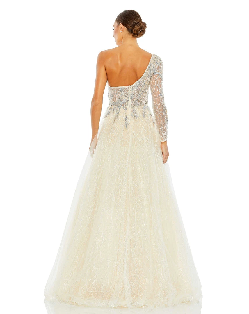 Mac Duggal Embroidered One Shoulder Bodice Ballgown Shop For 2 Mac Duggal Embroidered One Shoulder Bodice Ballgown Shop For