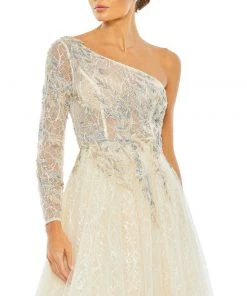 Mac Duggal Embroidered One Shoulder Bodice Ballgown Shop For 11 Mac Duggal Embroidered One Shoulder Bodice Ballgown Shop For