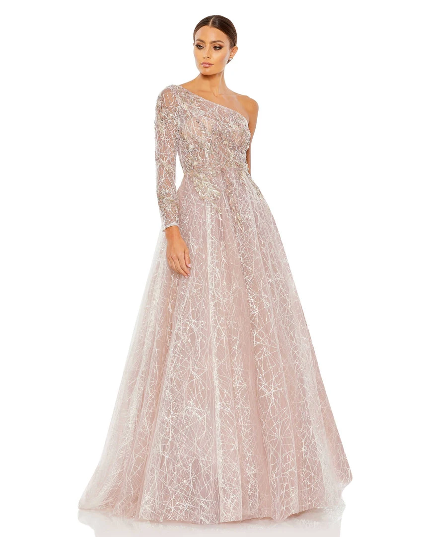 Mac Duggal Embroidered One Shoulder Bodice Ballgown Shop For 5 Mac Duggal Embroidered One Shoulder Bodice Ballgown Shop For