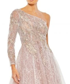Mac Duggal Embroidered One Shoulder Bodice Ballgown Shop For 15 Mac Duggal Embroidered One Shoulder Bodice Ballgown Shop For