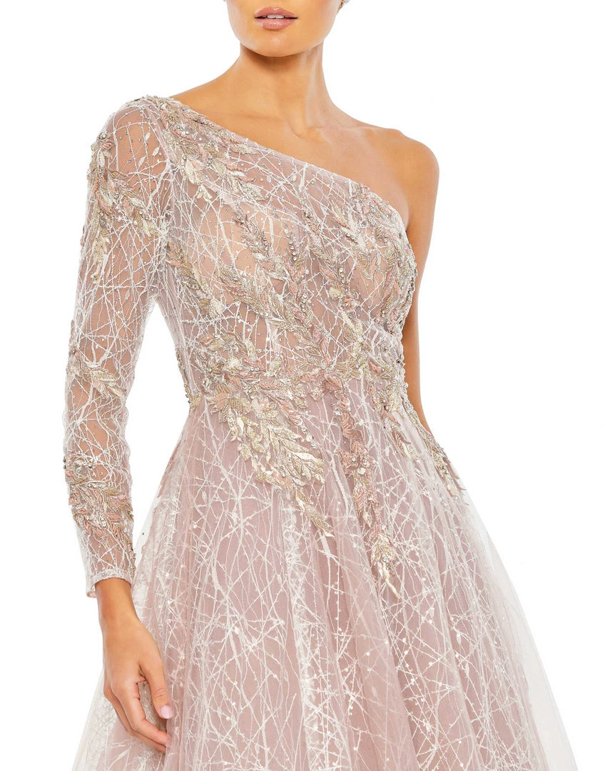 Mac Duggal Embroidered One Shoulder Bodice Ballgown Shop For 8 Mac Duggal Embroidered One Shoulder Bodice Ballgown Shop For
