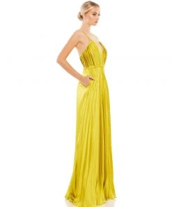 Ieena For Mac Duggal Jumpsuits & Rompers Pleated Wide Leg Jumpsuit