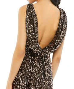 Ieena For Mac Duggal Cowl Back Boat Neck Sequined Evening Gown Shop For 17 Ieena For Mac Duggal Cowl Back Boat Neck Sequined Evening Gown Shop For