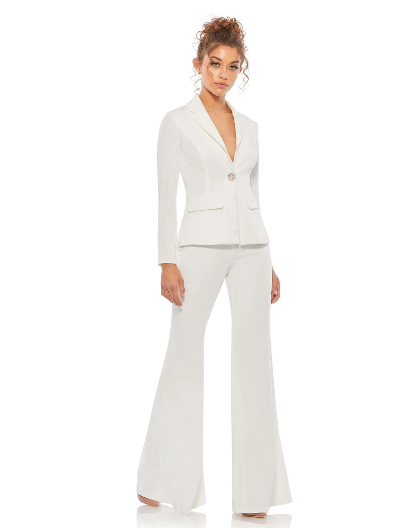Ieena For Mac Duggal Jumpsuits & Rompers Two Piece Blazer & Wide Leg Pant Suit 1 Ieena For Mac Duggal Jumpsuits & Rompers Two Piece Blazer & Wide Leg Pant Suit