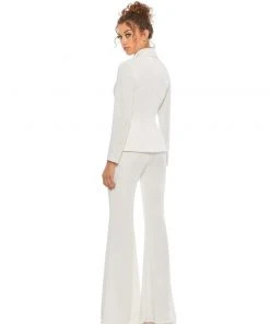 Ieena For Mac Duggal Jumpsuits & Rompers Two Piece Blazer & Wide Leg Pant Suit