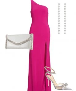 Ieena For Mac Duggal Shop For Draped Back Stretch Jersey Gown