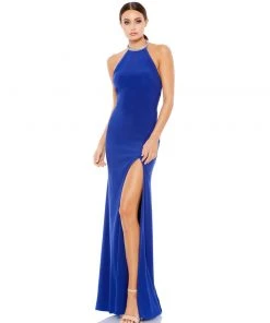 Ieena For Mac Duggal Bridesmaid Dresses Halter Dress W/ Open Back & Beaded Fringe 15 Ieena For Mac Duggal Bridesmaid Dresses Halter Dress W/ Open Back & Beaded Fringe