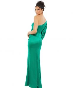 Ieena For Mac Duggal Shop For Satin Puff Sleeve Gown 8 Ieena For Mac Duggal Shop For Satin Puff Sleeve Gown