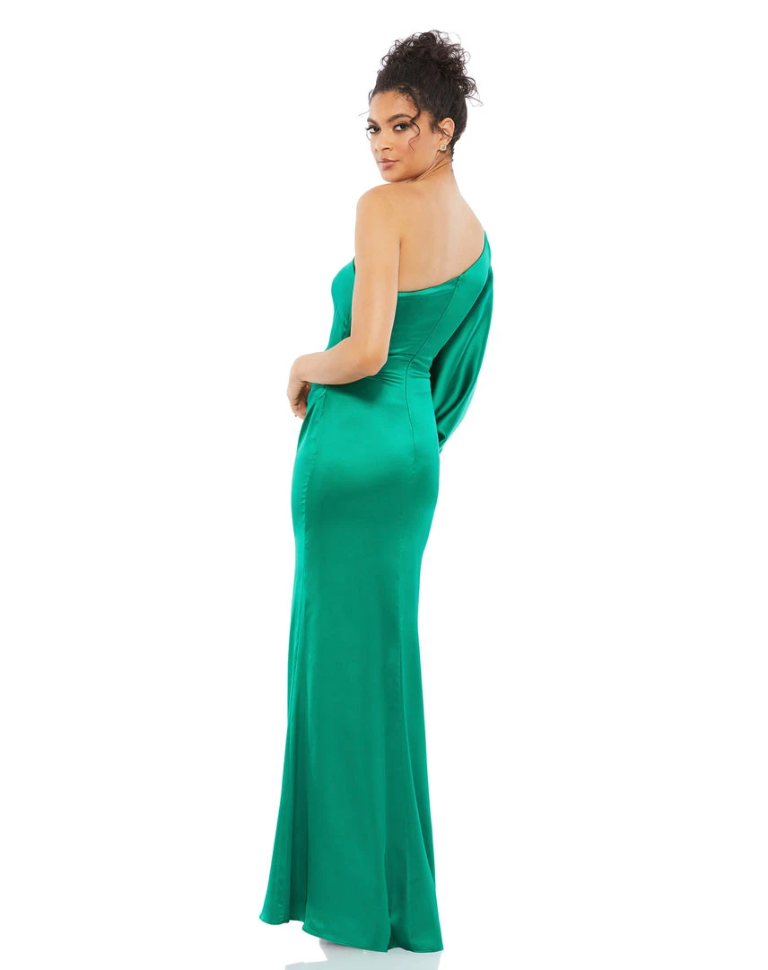 Ieena For Mac Duggal Shop For Satin Puff Sleeve Gown 3 Ieena For Mac Duggal Shop For Satin Puff Sleeve Gown