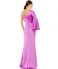 Ieena For Mac Duggal Shop For Satin Puff Sleeve Gown 10 Ieena For Mac Duggal Shop For Satin Puff Sleeve Gown