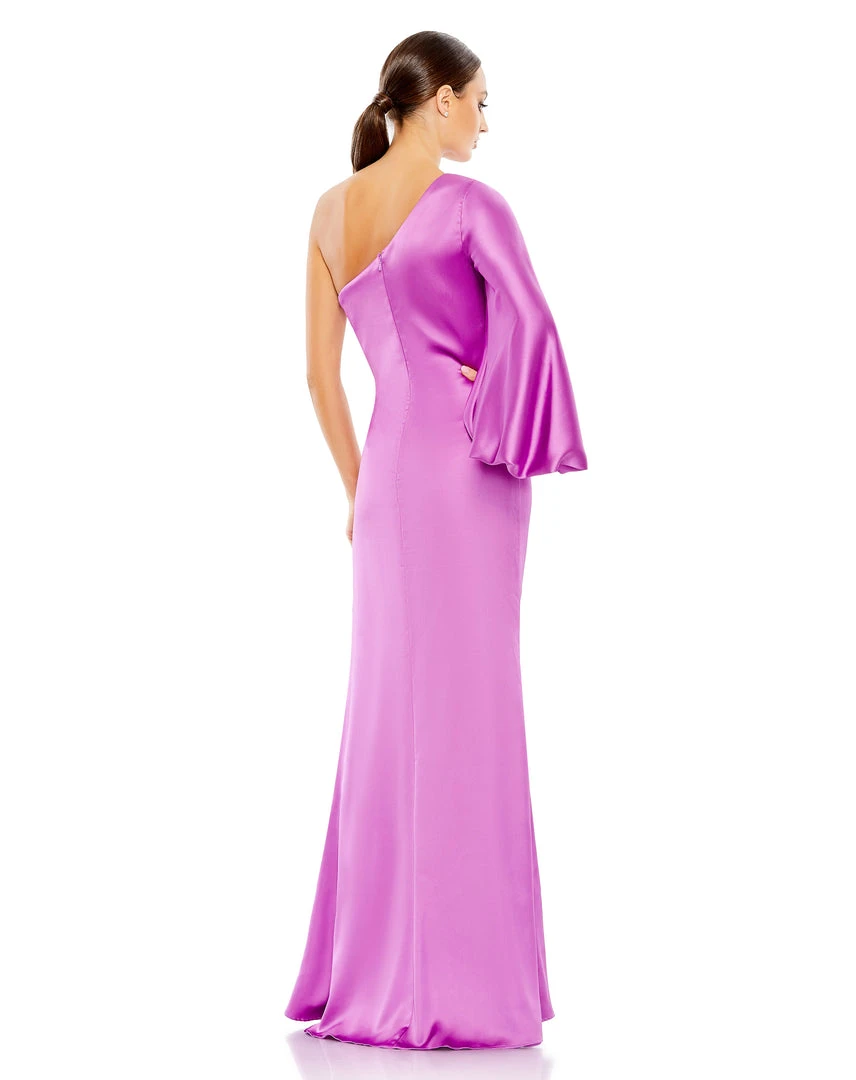 Ieena For Mac Duggal Shop For Satin Puff Sleeve Gown 5 Ieena For Mac Duggal Shop For Satin Puff Sleeve Gown