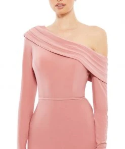 Ieena For Mac Duggal Drop Shoulder Long Sleeve Column Gown Shop For 12 Ieena For Mac Duggal Drop Shoulder Long Sleeve Column Gown Shop For