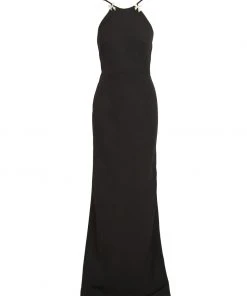 Ieena For Mac Duggal Bow Halter Criss-Cross Column Gown Shop For 12 Ieena For Mac Duggal Bow Halter Criss-Cross Column Gown Shop For