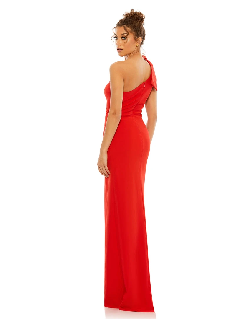 Ieena For Mac Duggal Shop For Bow One Shoulder Evening Gown 2 Ieena For Mac Duggal Shop For Bow One Shoulder Evening Gown