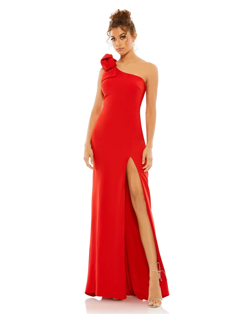 Ieena For Mac Duggal Shop For Bow One Shoulder Evening Gown 4 Ieena For Mac Duggal Shop For Bow One Shoulder Evening Gown