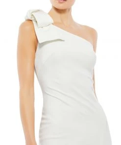 Ieena For Mac Duggal Shop For Bow One Shoulder Evening Gown 13 Ieena For Mac Duggal Shop For Bow One Shoulder Evening Gown