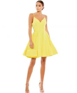 Ieena For Mac Duggal Shop For Low Back A-Line Party Dress