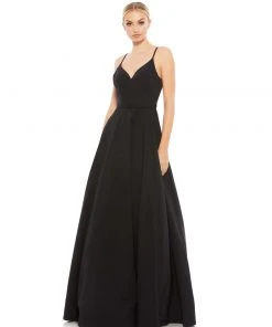Ieena For Mac Duggal Classic A-Line V-Neck Ballgown Shop For 20 Ieena For Mac Duggal Classic A-Line V-Neck Ballgown Shop For