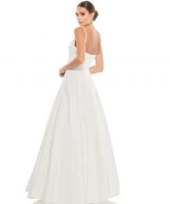 Ieena For Mac Duggal Classic A-Line V-Neck Ballgown Shop For