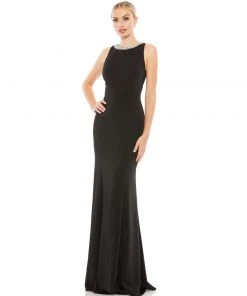 Ieena For Mac Duggal Shop For Embellished Neck Trumpet Gown