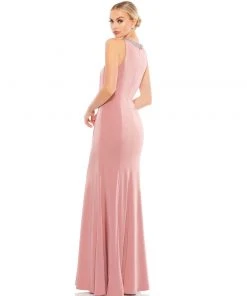 Ieena For Mac Duggal Shop For Embellished Neck Trumpet Gown