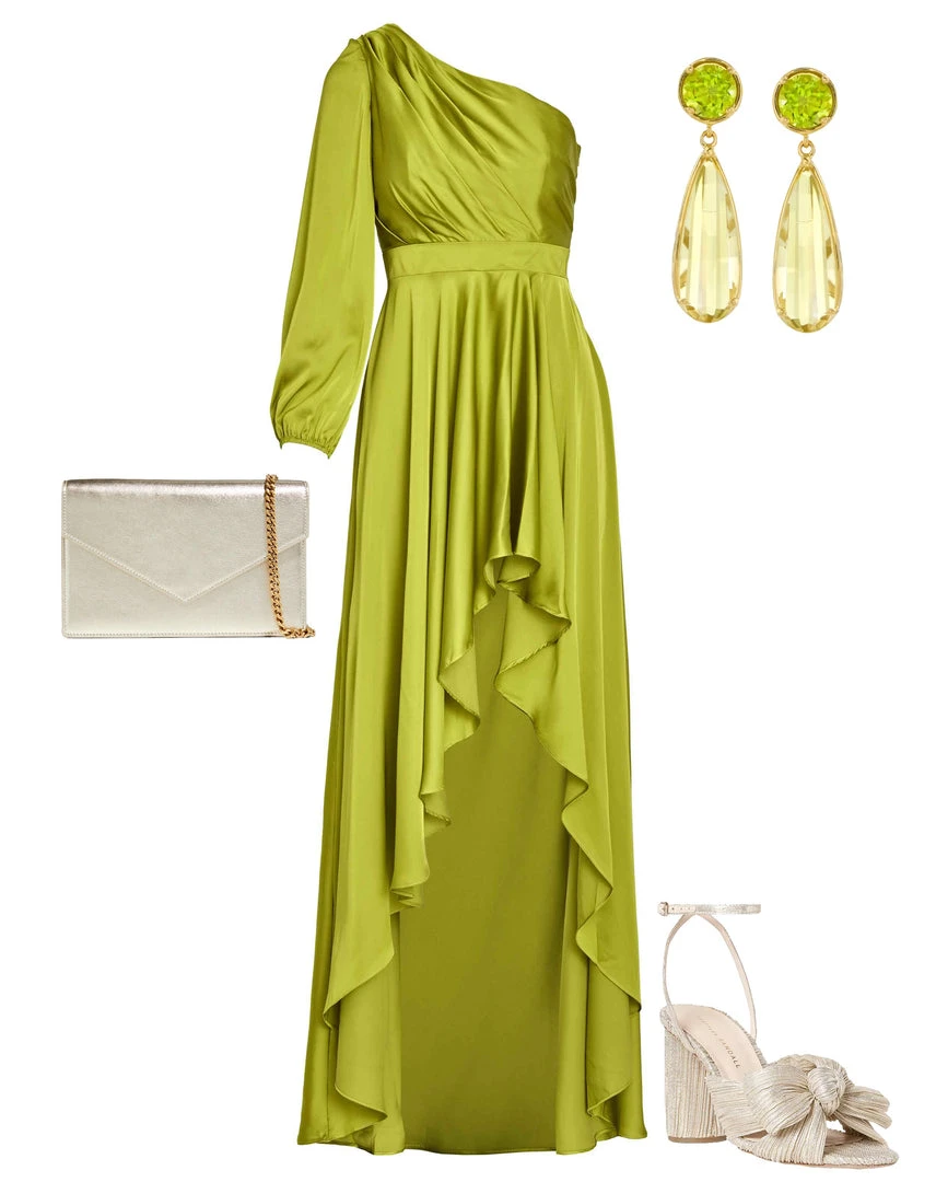 Ieena For Mac Duggal Shop For One Shoulder Blouson Sleeve Hi-Low Gown 2 Ieena For Mac Duggal Shop For One Shoulder Blouson Sleeve Hi-Low Gown