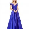 Mac Duggal Embellished Cap Sleeve V Neck A Line Gown Shop For