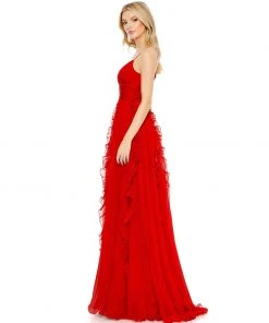 Ieena For Mac Duggal Pleated Sleeveless Flowy Gown Shop For