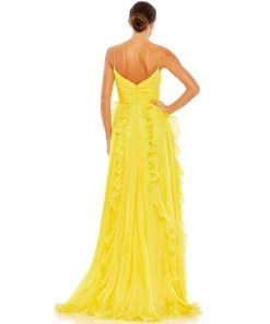 Ieena For Mac Duggal Pleated Sleeveless Flowy Gown Shop For