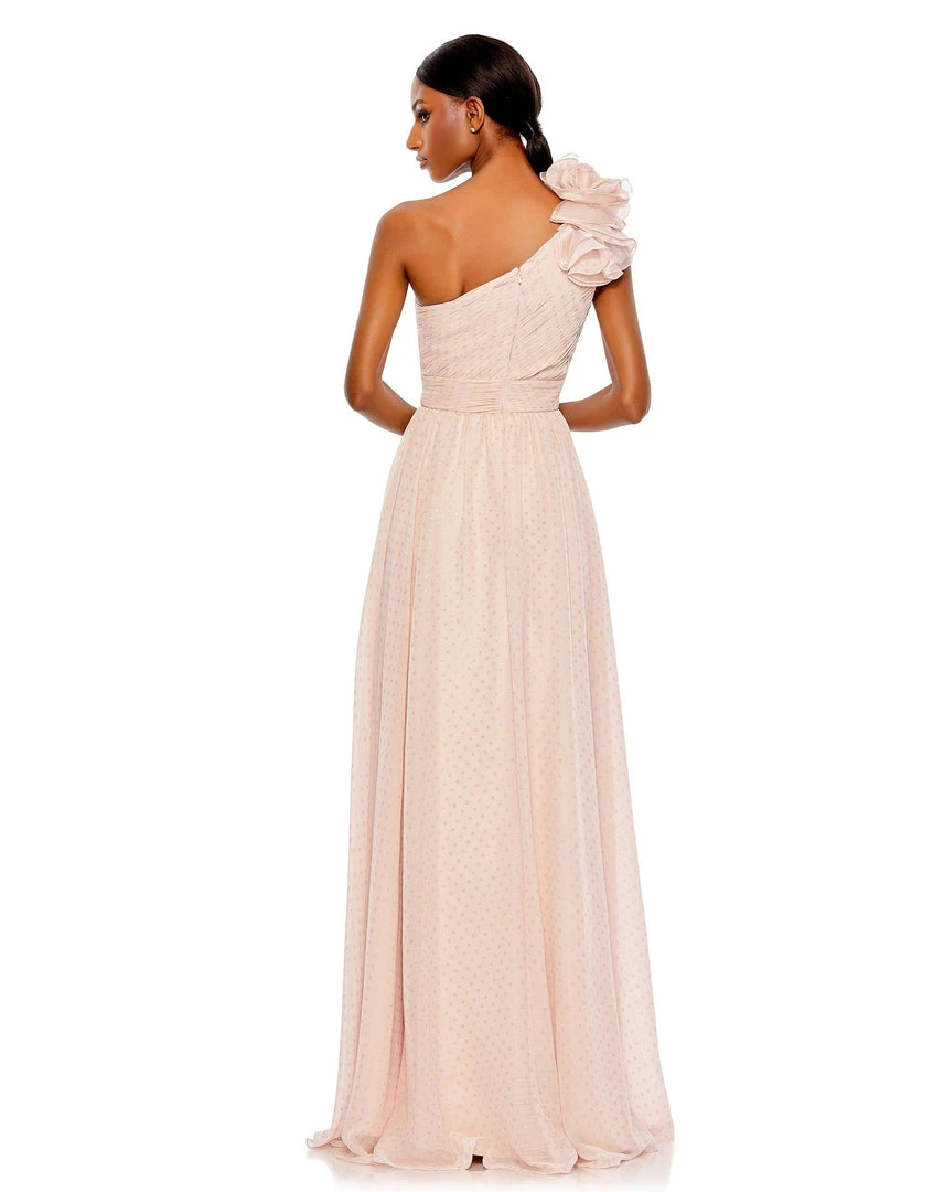 Mac Duggal Polka Dot Ruffled One Shoulder Gown Shop For 10 Mac Duggal Polka Dot Ruffled One Shoulder Gown Shop For
