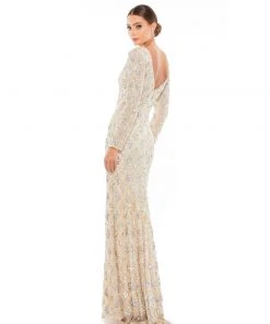Mac Duggal Geometric Embellished Evening Gown Shop For