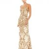 Mac Duggal Shop For Embellished Leaf Evening Gown
