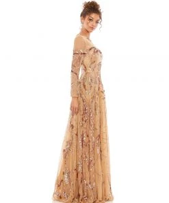 Mac Duggal Shop For Long Sleeve Embellished Illusion Evening Gown 11 Mac Duggal Shop For Long Sleeve Embellished Illusion Evening Gown