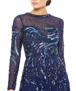 Mac Duggal Shop For Long Sleeve Embellished Illusion Evening Gown 14 Mac Duggal Shop For Long Sleeve Embellished Illusion Evening Gown
