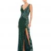 Mac Duggal Beaded Floral Sleeveless Gown Shop For