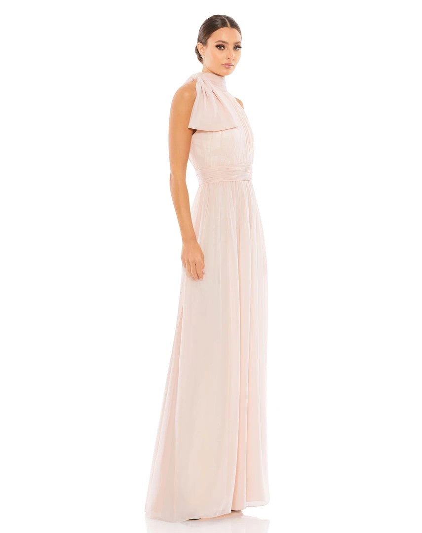 Ieena For Mac Duggal High Neck Chiffon Gown 3 Ieena For Mac Duggal High Neck Chiffon Gown