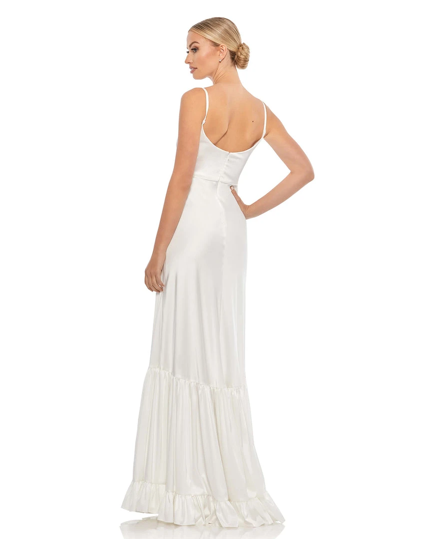 Ieena For Mac Duggal Scoop Neck Satin Gown 2 Ieena For Mac Duggal Scoop Neck Satin Gown