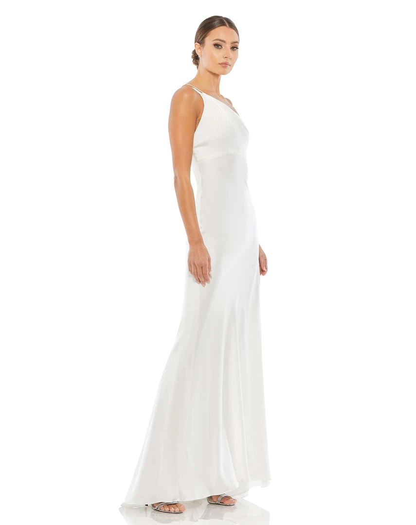 Ieena For Mac Duggal One Shoulder Double Strap Satin Gown Shop For 3 Ieena For Mac Duggal One Shoulder Double Strap Satin Gown Shop For