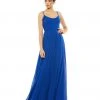 Ieena For Mac Duggal Shop For Sleeveless Scoop Neck Ruffled Hem Gown