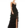Ieena For Mac Duggal Sleeveless Gown With Ruffled Skirt Shop For