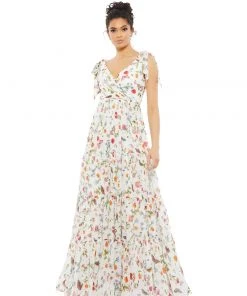 Ieena For Mac Duggal Butterfly Tie Strap Maxi Dress Shop For