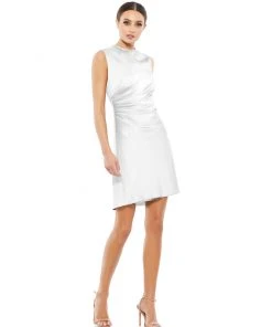 Ieena For Mac Duggal Satin Cocktail Dress W/ Rhinestone Accents Shop For 14 Ieena For Mac Duggal Satin Cocktail Dress W/ Rhinestone Accents Shop For